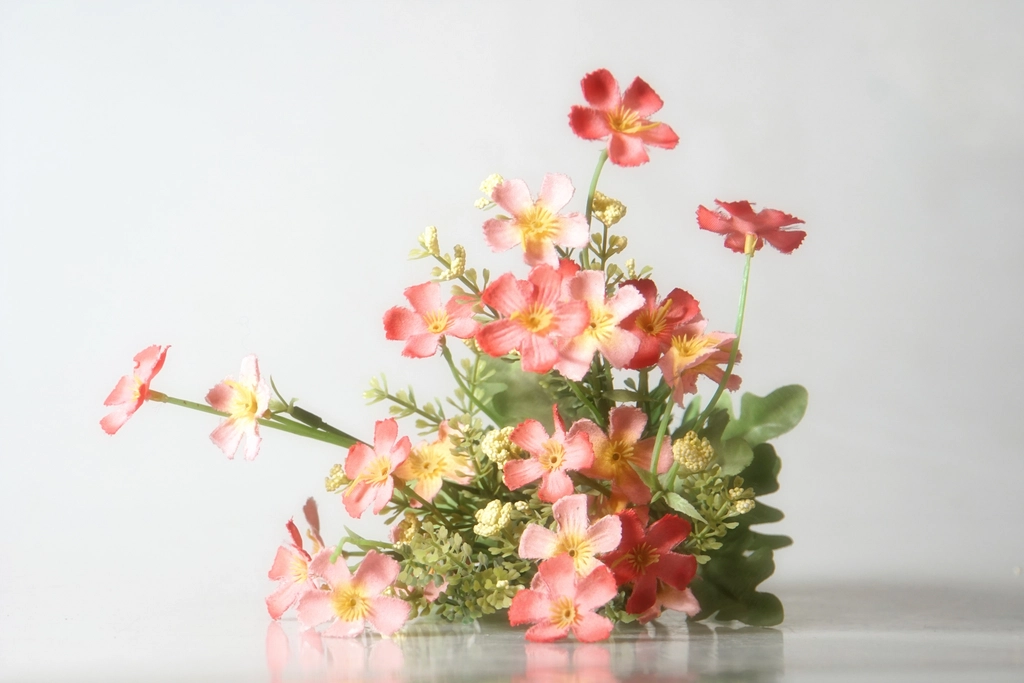 ピンクの花束の写真